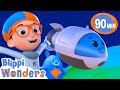Blippi Becomes An Astronaut ALL SEASON 3 90 MIN Blippi Wonders Educational Videos For Kids