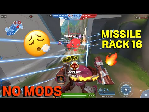 Panther With Missile Rack 16 is really good | Mech Arena