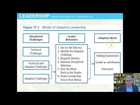 Adaptive Leadership (Chap 11) Leadership by Northouse, 8-10th eds.