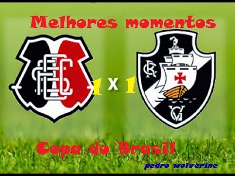 Vasco 1 x 1 Santa Cruz(melhores momentos do 1º jogo, da 3ª fase da copa do brasil 2016)