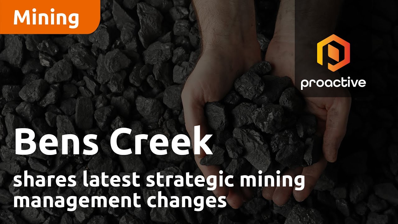 Bens Creek shares latest strategic mining management changes