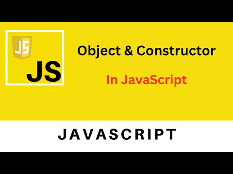 Object Constructor In Javascript Javascript Tutorial For Beginners To Advance