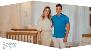 Wesley Safadão and Thyane Dantas show off the nursery of baby Prince Dom.