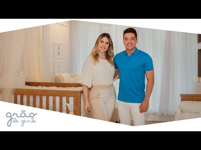 Wesley Safadão and Thyane Dantas show off the nursery of baby Prince Dom.