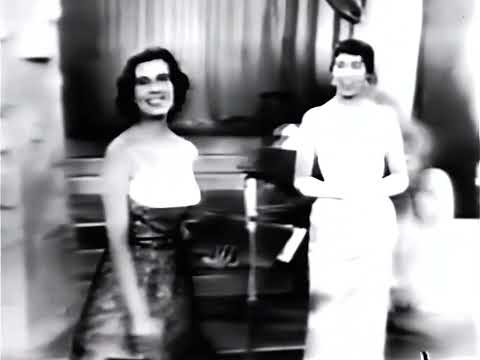 Corry Brokken from the Netherlands wins the Eurovision Song Contest 1957