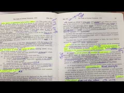 How to read Bare Act to clear Objective type Judiciary exam Video