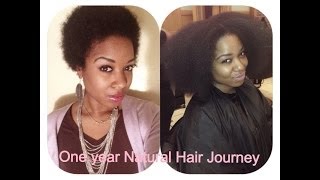 One Year Natural Hair Journey (4b/4c hair) | Natural Hair Inspiration