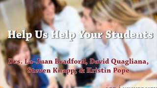 Help Us Help Your Students