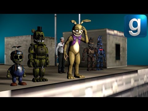 Gmod FNAF | Throwing FNAF Off A Building! [Part 3]