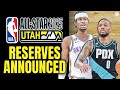 2023 All-Star Game RESERVES ANNOUNCED: Damian Lillard + MORE | CBS Sports