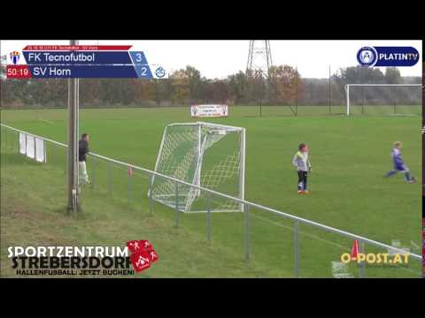 26.10.16 U11 FK Tecnofutbol - SV Horn - Highlight  (2. Halbzeit / 50:20) am 26.10.2016 15:03