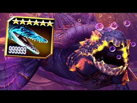 999999 MOSASAURUS vs AKUPARA 81 BOSS (JURASSIC WORLD)