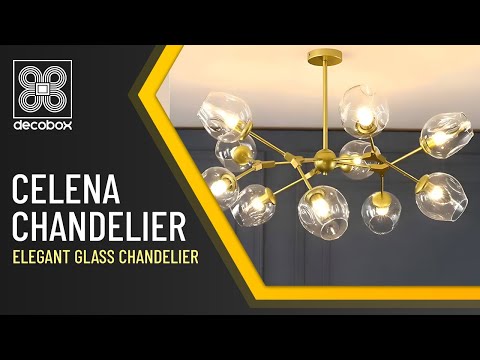 Celena Glass Chandelier | #fancylights #Chandelier #homedecor #luxurylighting #custommade