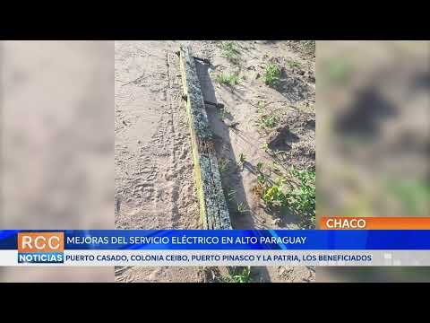 ANDE procedió a mejoras del servicio eléctrico en Alto Paraguay