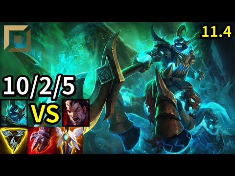 Hecarim Top vs Darius - KR Master | Patch 11.4