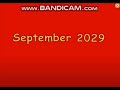 Starfall Calendar September 2029 Title Card