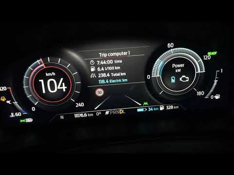 Ford kuga 2.5 phev 2020 225hp 350nm 0-100 0-190 acceleration