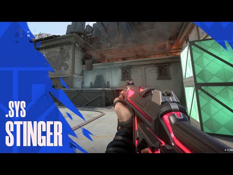 Sys Stinger Skin (Sys Collection) Showcase - Valorant Battle Pass Skins
