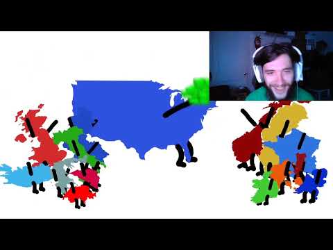 MrBaboon Reacts to The Cold War - OverSimplified (Part 1)