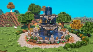 ⛲Minecraft: How to build a Fountain | Tutorial