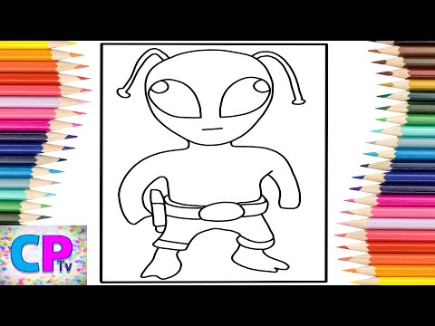Stumble Guys Coloring Pages/Alien - Stumble Guys/Spencer Maro/Starfire/Jim Yosef/Lights[NCS Release]