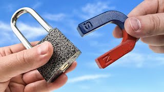 🔥I will open any lock without a key using a magnet! The best unlock method in the WORLD!