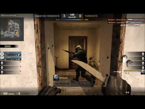 CS GO - Quadrakill and 2 knife kills
