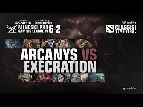 MPGL PH | DOTA2 6-2 CLASS S | Semifinals | ARCANYS vs EXECRATION