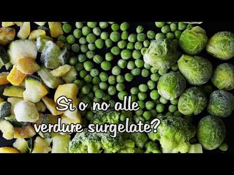 Le verdure surgelate: sì o no?