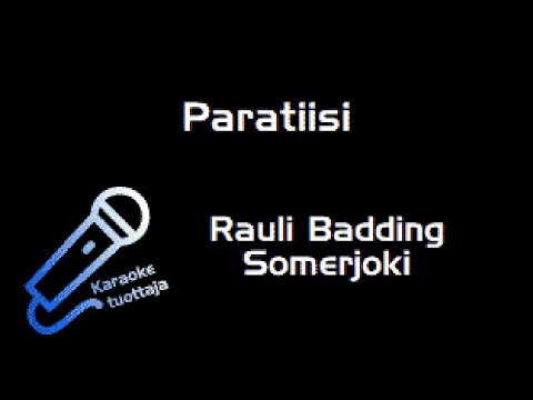 Paratiisi - Rauli Badding Somerjoki