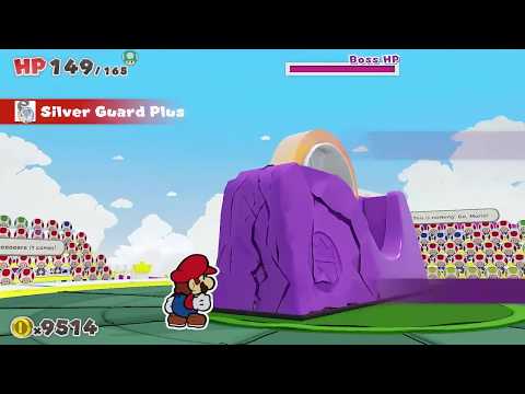 The Shifty Sticker Tape Boss Fight   Paper Mario The Origami King