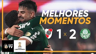 MELHORES MOMENTOS: RIVER PLATE 1 X 2 PALMEIRAS | QUARTAS DE FINAL | CONMEBOL LIBERTADORES 2025