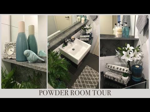 NEW HOME! POWDER ROOM TOUR Video