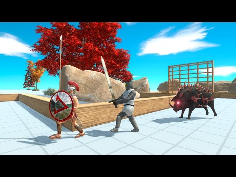 Escape from Demon Boar - Animal Revolt Battle Simulator