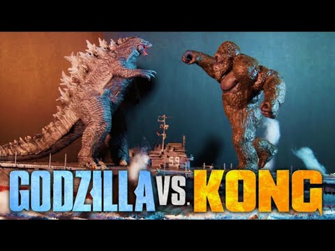 GODZILLA VS KONG Diorama, made with CHEAP TOYS!
