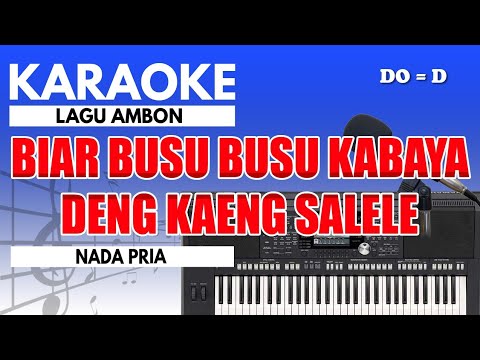 Karaoke - Aniong Mama // Cevin Syahailatua ( Nada Pria )
