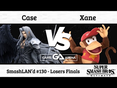 SmashLAN'd 130: Case (Sephiroth) vs. Xane (Diddy Kong) - Losers Finals