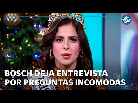 Fátima Bosch abandona en vivo entrevista tras preguntas sobre polémicas
