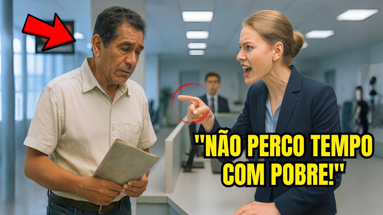 GERENTE HUMILHA CLIENTE "SIMPLES" NO BANCO SEM IMAGINAR QUE ELE TINHA MILHÕES NA CONTA