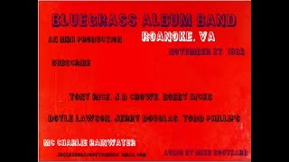Bluegrass Album Band, Roanoke, Nov 27, 1983 PART 1