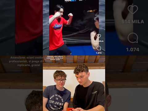 pov: stai imparando karate e tocca a te! (reaction ft. diego) #karate #perte #duet