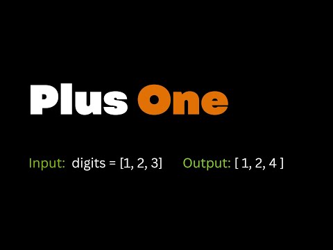 04 Plus One Leetcode Java Dsa Leetcode Solutions
