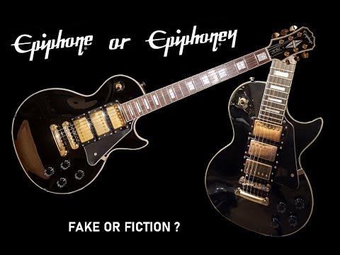 Epiphone or Epiphoney? Korean Black Beauty Refurbished & Reviewed, How to spot a fake
