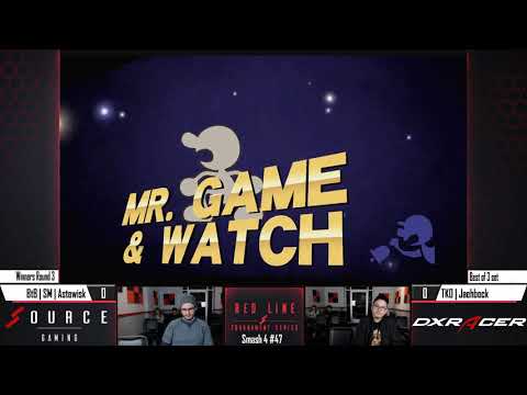 Red Line Smash 47 - SM | BtB | Astewisk (Fox) Vs. TKO | Jaehbock (Mr. Game & Watch)