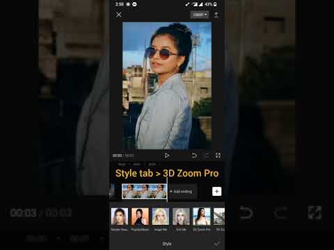 3D Zoom Pro Tutorial 🔥 Trending Instagram Video 📸