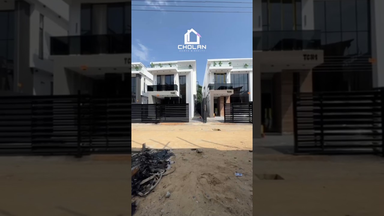 ⚡️NEWLY BUILT 5BEDROOMS DETACHED DUPLEX WITH MASSIVE SWIMMING POOL AND GYM