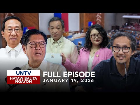 UNTV: Hataw Balita Ngayon | January 19, 2026