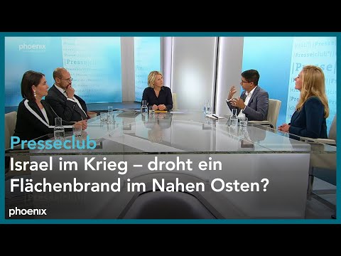 Presseclub: "Israel im Krieg – droht ein Flächenbrand im Nahen Osten?"