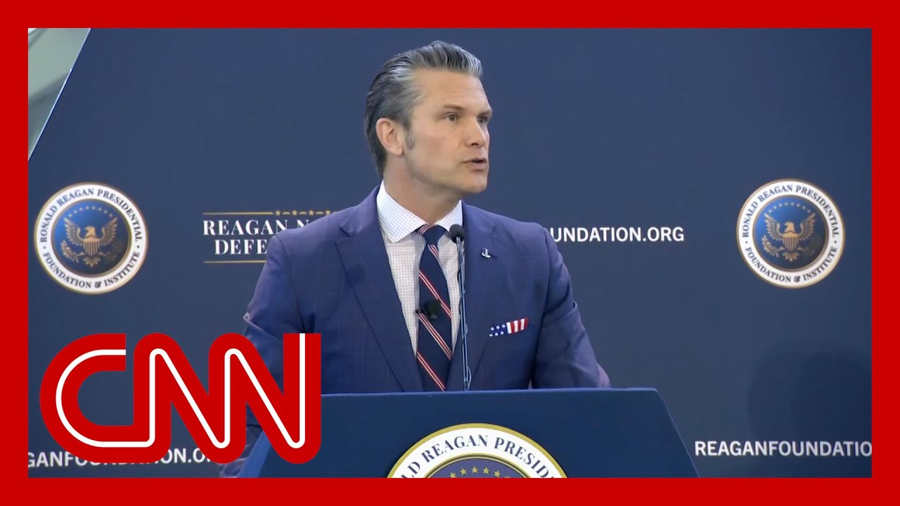 Pete Hegseth speaks amid fallout on boat strikes