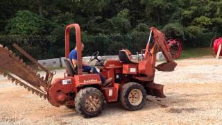 Ditch Witch 3610 Trencher w/ Backhoe and Rock Chain For Sale